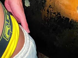 Gloryhole orgy with big cocks and bareback assfucking