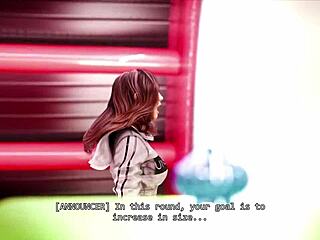 Giantess Woman Grows Huge in 3D Anime Animation