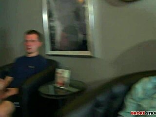 Straight Guys Playing Pool Turn Into Gay Orgy With Big Cocks