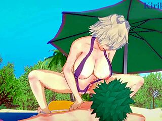 Himiko Toga, Mitsuki, and Izuku in wild My Hero Academia hentai sex?