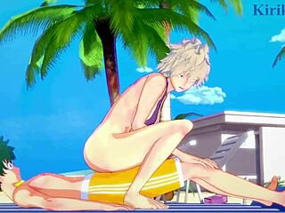 Himiko Toga, Mitsuki, and Izuku in wild My Hero Academia hentai sex?