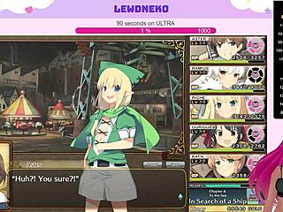 lewdneko plays evenicle with moaning toys