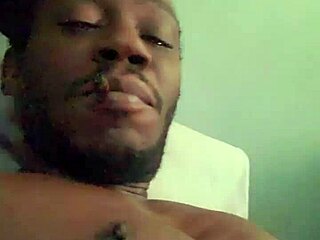 Intriguing southern ebony deepthroat combined with ass licking on monster cock