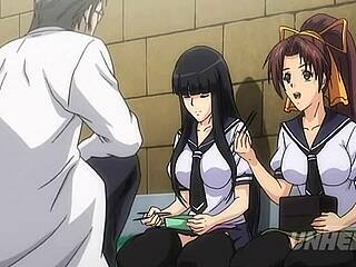 Verdomme! Busty jonge meid verleidt dokter in ongecensureerde hentai?