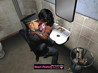 Nærmet i tegneserie sexscene uformelt