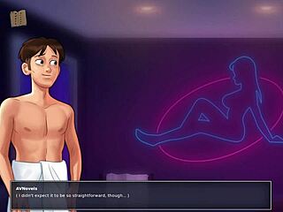 Summer-themed visual novel 126 walkthrough with PC gameplay