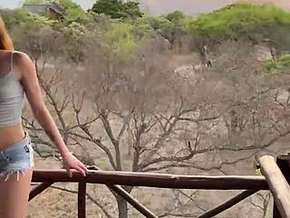 Angel Emily's Safari Anal Sex