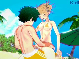 Himiko Toga, Mitsuki, and Izuku in wild My Hero Academia hentai sex?