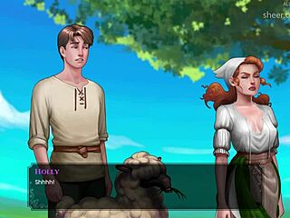 Boris's Cock Gets Harder Seeing Myrtle's Big Boobs in Sexy Lingerie