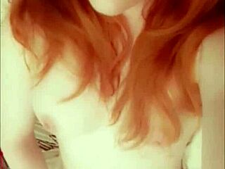 Amazing After Trip Orgasm With Petite Redhead Voyeur