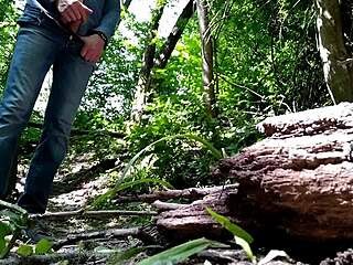 sexy fat stranger assisting me outdoors