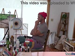 I give my new ebony teen a taste