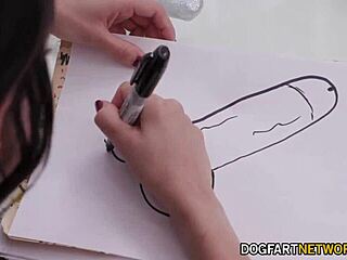 سيلينا آيفي الشعر الأسود تأخذ زبين أسودين هائلين من زملاء السكن