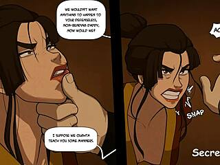 Avatar Azula in Boiling Rock Double Penetration Orgy