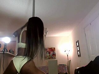 Porn Star Caramel Starr Giving A Sexy Striptease