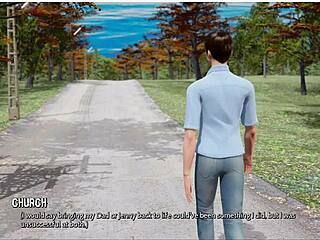 Gay3d video of skinny guy in lingerie and ripped clothes