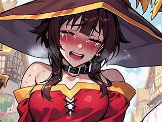 Intelligent AI creates animated hentai with a horny teen girl and a swollen pussy