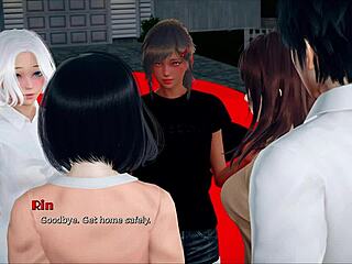 Hentai game walkthrough with anime-style visuals