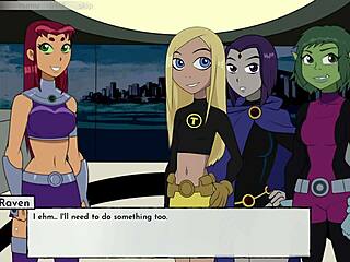 Raven goes on a date in the 18 Titans game, exploring anime-style interactions