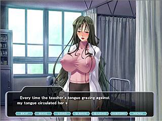 I got Shion, the magical angel, to bang the nurse hard in the ass in ep 10