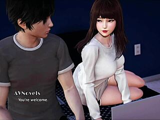 Hentai game walkthrough with anime-style visuals