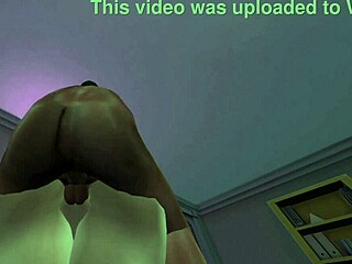 Crnac jebe riđokosu bijelkinju u njenoj sobi. Akcija se brzo zagrijava.