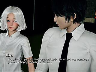 Hentai game walkthrough with anime-style visuals