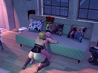 christmas 2019 special with busty cartoon futanari action.