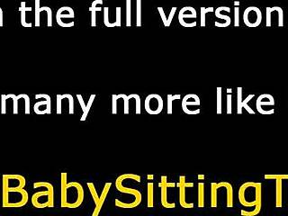 واو! مربية بنات بنية اللون تركب بقوة لإنهاء وجهي فوضوي!