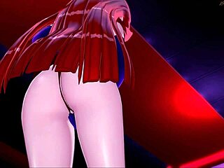 Jessica Rabbit toys herself in a steamy hotel room cartoon scene