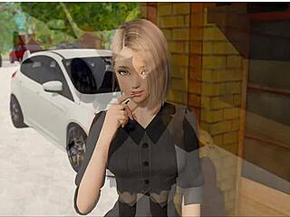 Ripples Full Gameplay Part 5 With Skinny Brunette In Lingerie