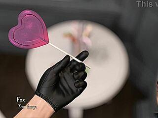 Shadows Ep 7: Shemale Milf Handjob met Ruwe Dildo Speel