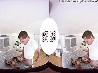VR porn with double cock trouble and big ass lovers
