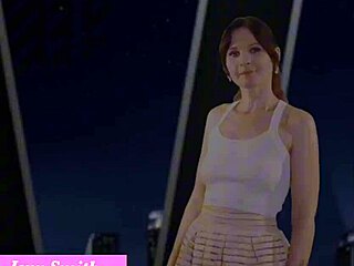 Naked Jeny Smith Flashes Her Bubble Butt During Erotic Casting Interview Teasing With Legs