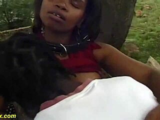 African step siblings endure rough BDSM whipping lesson