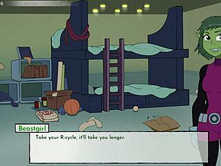 Raven goes on a date in the 18 Titans game, exploring anime-style interactions