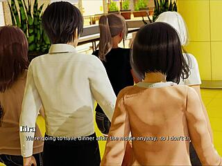 Hentai game walkthrough with anime-style visuals