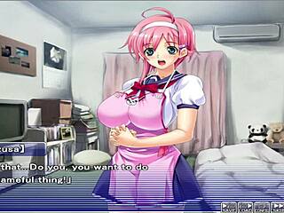 Apartmen Cinta Episod 5: Dia raba tetek dia dalam game hentai anime