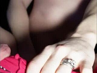 fit milf screwed in car after gym session, damn!