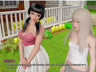 Ripples Полное прохождение Часть 5 со стройной брюнеткой в белье