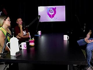 Arthur Aily Sheer Red in Brazilian Gay Swingers Fetish