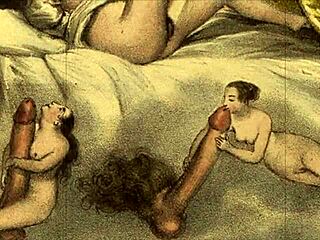 Vintage illustration displayed