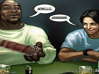 husband caught his best friends gangbanging his wife in the poker game