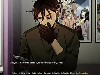 Find Hinata playing Siririca in this Naruto parody game