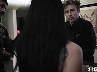 slutty latina babe offered her body to a dirty guy