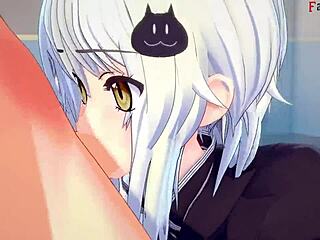 Koneko重温昨晚狂野操，在HS DxD NTR疯狂6，由FantasyKing3