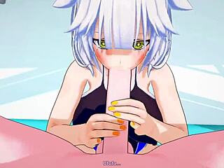 Pool L by Badpoipoi in 3D Anime Style