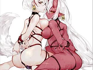 Femdom and lesbian sex in a hentai compilation with black and Asian babes