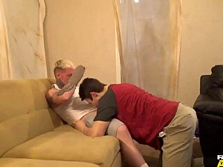Wet Anal Banging with Cum on Ass in Group Action