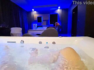 Big ass motel maid gets a hot bath time pleasure for twenty dollars